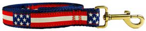 Retro U.S. Flag - Ribbon Dog Leash