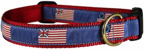 Historic American Flags - Ribbon Dog Collar