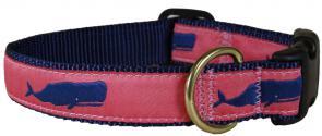 Moby Whale (Pink) - Ribbon Dog Collar