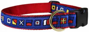 Nautical Flags - Ribbon Dog Collar