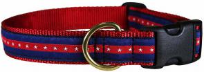 The Patriot - 1-inch Ribbon Dog Collar