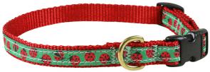 Ladybugs - 5/8-inch Ribbon Dog Collar