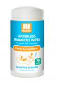 Waterless Dog and Cat Shampoo - Sweet Pea and Vanilla - 70 Wipes