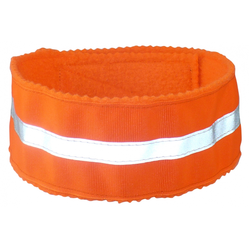 orange reflective dog collar