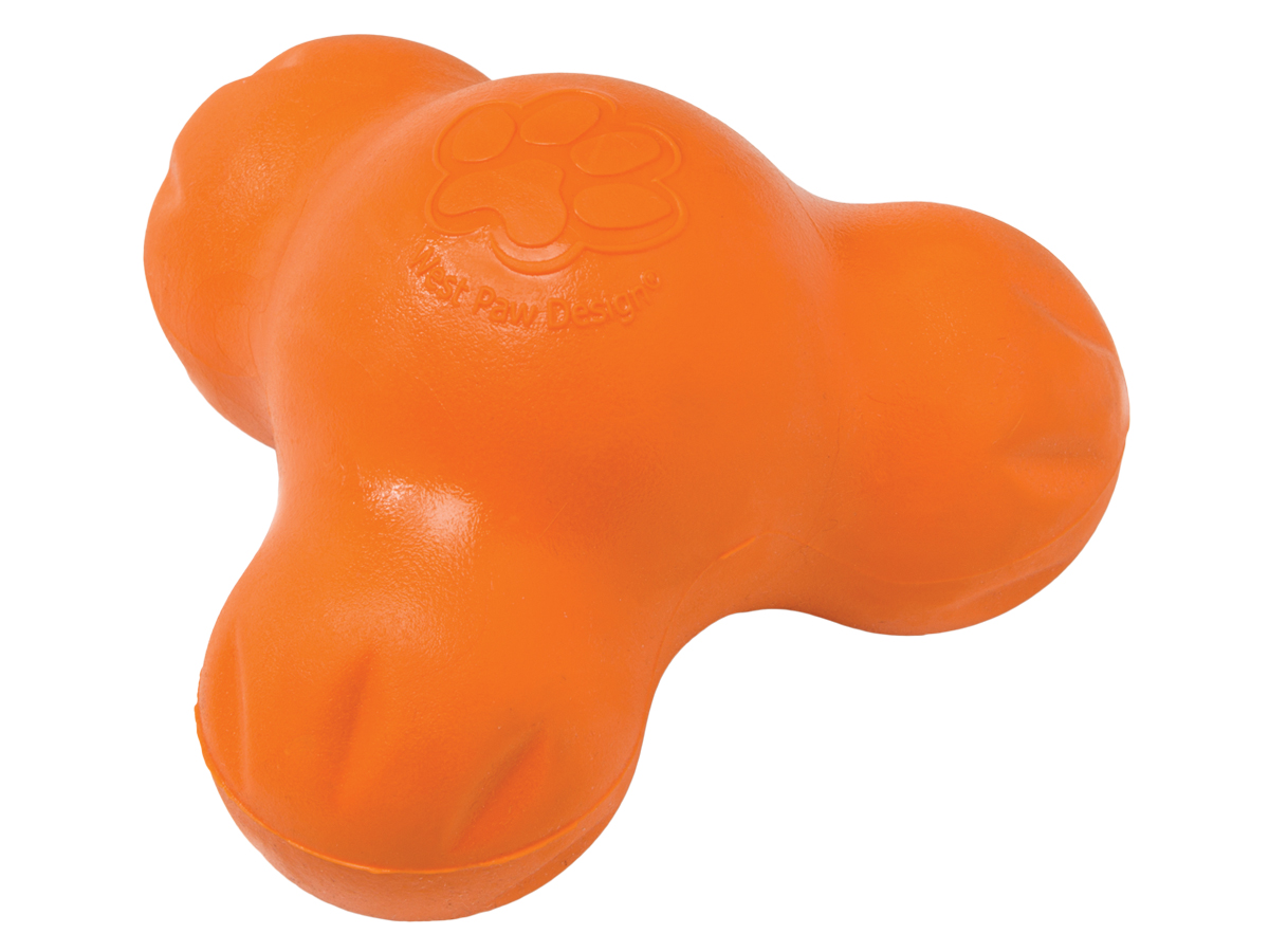 West Paw Tizzi Dog Toy - Large - Tangerine