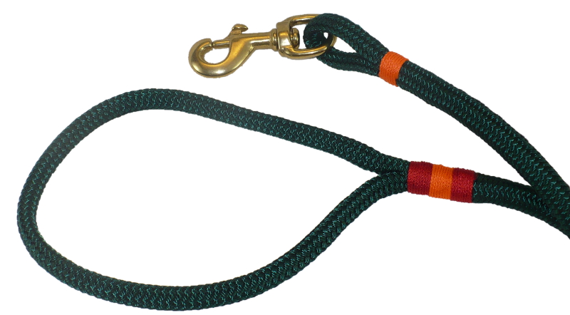 Nautical Rope Dog Leash - Navy Blue