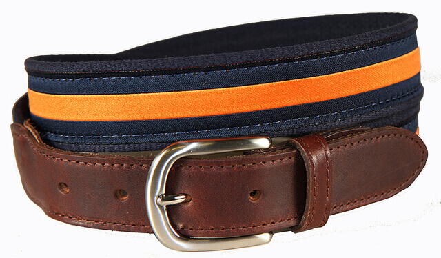 bc-Classic-Stripe-Leather-Tab-Belt-Orange-and-Navy--4-