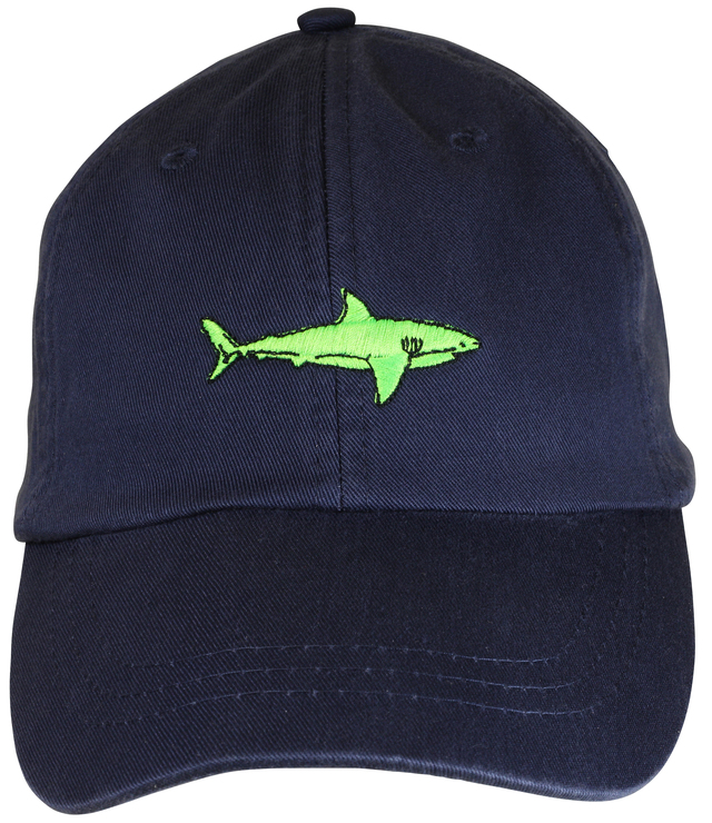 bc-baseball-hat-lime-shark-on-navy-blue