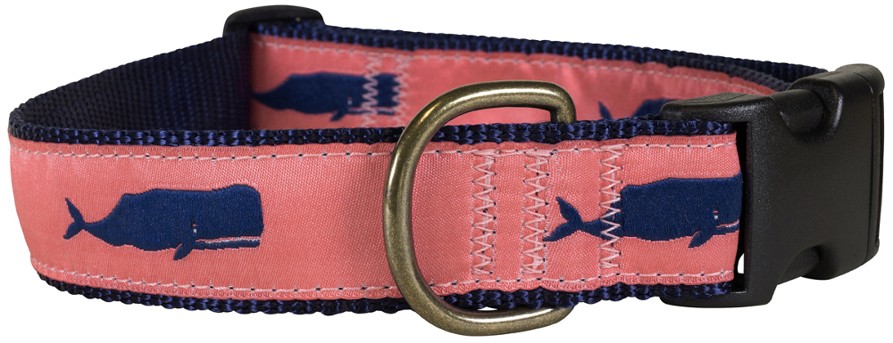 bc-ribbon-dog-collar-coral-moby-whale-1-25-inch