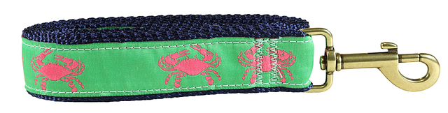 bc-ribbon-dog-leash-pink-crabs-1-25