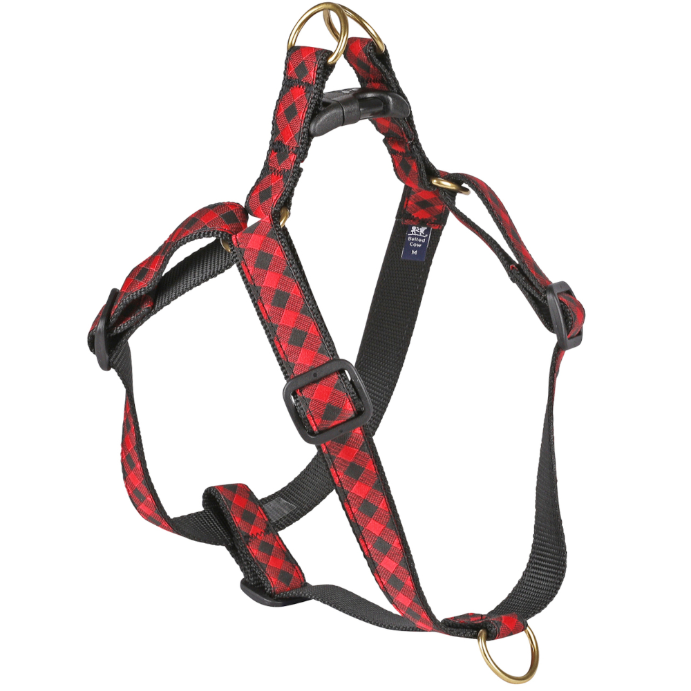 bc-step-in-ribbon-dog-harness-buffalo-plaid-red
