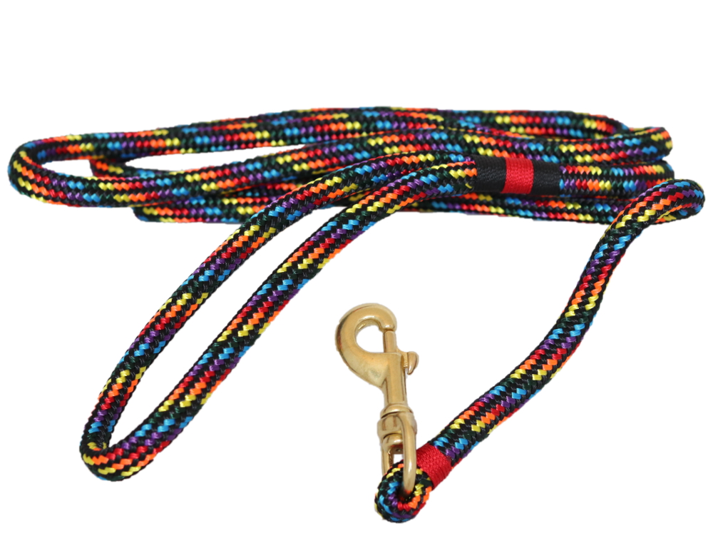 Nautical Rope Dog Leash - Pumpkin