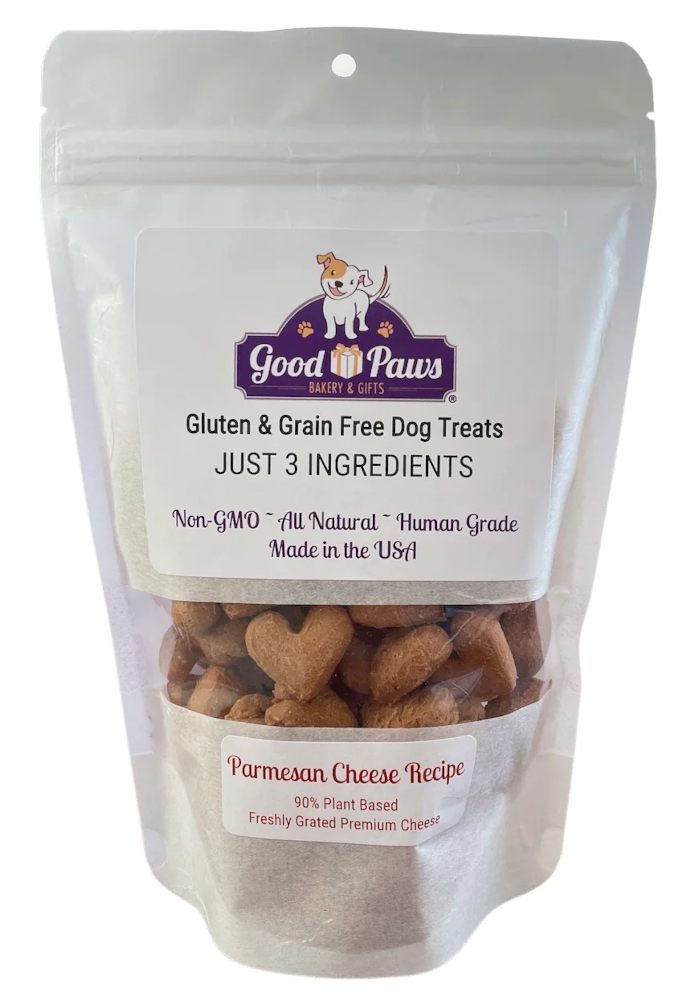 Limited Ingredient Crunchy Dog Treat Parmesean Cheese 8oz