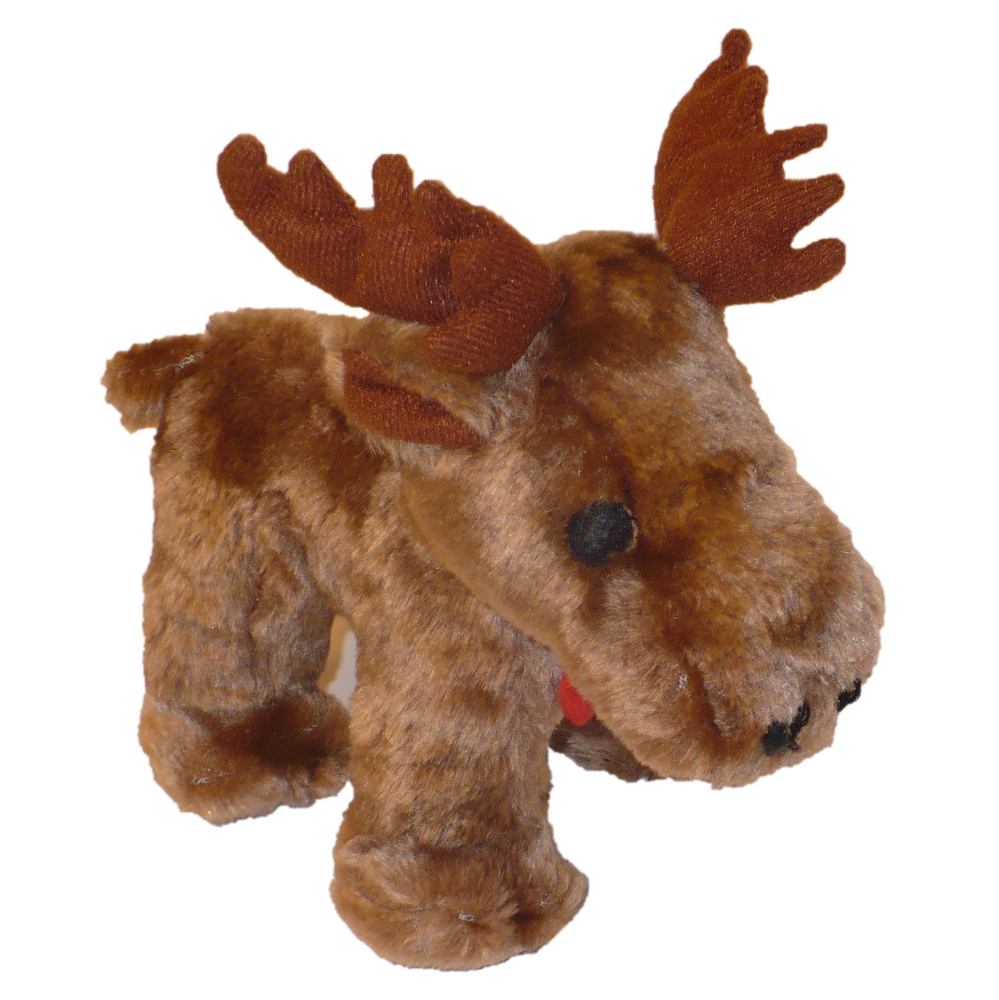 Plush Maine Moose Stuffed Dog Toy