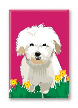 Coton de Tulear (With Flowers)