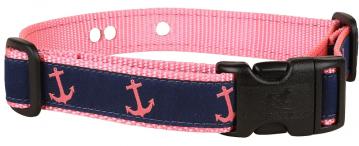 bc-Anchor-Underground-Fence-Dog-Collar-pink-and-navy-1inch
