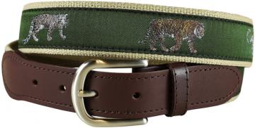 Belt - Leather Tab - Big Cats 