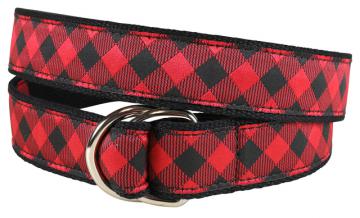 Belt - D-Ring - Buffalo Plaid