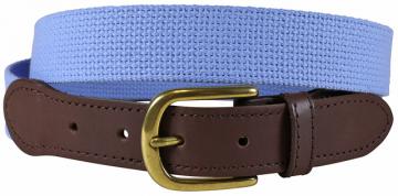 Belt - Cotton Webbing - Sky Blue