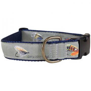 bc-Megan-Boyd-Flies--Blue--Dog-Collar---1.25-inch