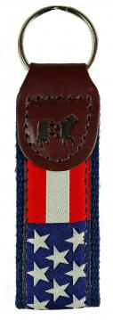 Key Fob - Retro Flag 