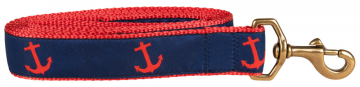bc-ribbon-dog-leash-red-anchor-on-navy-1_25-inch