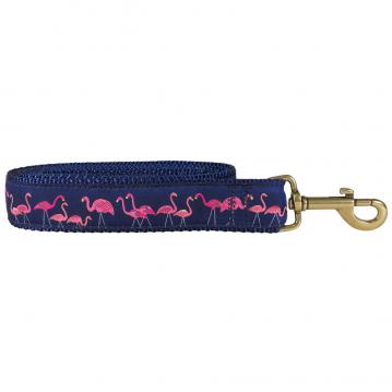 bc-ribbon-dog-leash-yard-flamingo