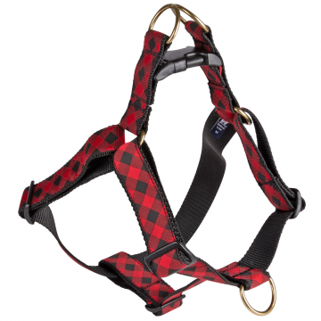 bc-step-in-ribbon-dog-harness-buffalo-plaid-red-1-25-inch
