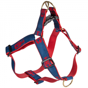 bc-step-in-ribbon-dog-harness-red-lobster-on-navy-blue-1-25-inch