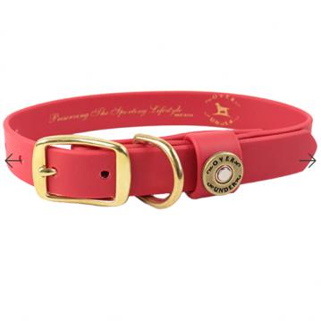 ou-waterproof-dog-collar-red