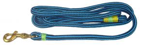 Nautical Rope Dog Leash - Blue / Black