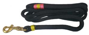 Nautical Rope Dog Leash - Black