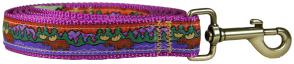 Moose I (Purple) - 1-inch Ribbon Dog Leash