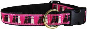 Three Labs - Ribbon Dog Collar