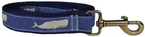 Moby Whale (Blue) - Ribbon Dog Leash