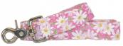 Daisies Dog Leash - Pink