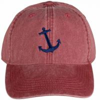 Baseball Hat - Anchor - Nautical Red
