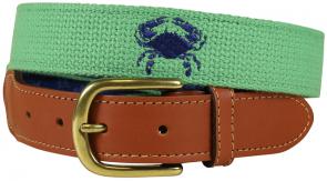 Belt - Bermuda Embroidered  - Crab