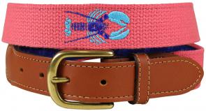 Belt - Bermuda Embroidered  - Lobster