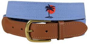 Belt - Bermuda Embroidered  - Palm & Sun