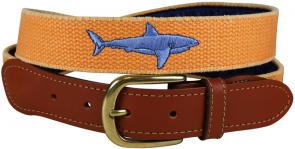 Belt - Bermuda Embroidered  - Shark Orange