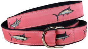 Belt - D-Ring - Bill Fish - Coral