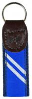 Key Fob - Collegiate Stripe - Blue & White