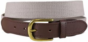 Belt - Cotton Webbing - Grey