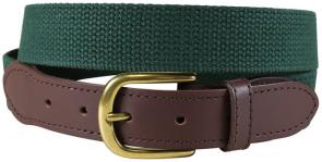 Belt - Cotton Webbing - Hunter Green