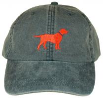 Baseball Hat - Dog Hat on Washed Navy