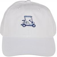 Baseball Hat - Golf Cart - White