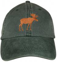 Baseball Hat - Moose - Spruce