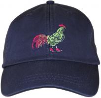 Baseball Hat - Rooster in High Tops - Navy