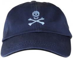 Baseball Hat - Skull & Bones - Navy